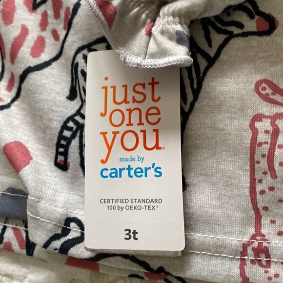 Carters Just one You Long Sleeve Pajama Set - Picture 3 of 9